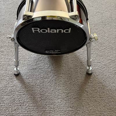 Roland KD-140 V-Kick 14" Bass Drum Trigger Pad 2010s - Black Chrome image 3