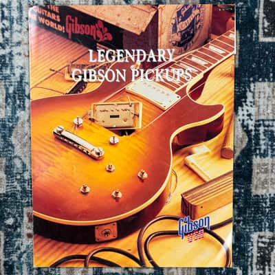 1991 Gibson Legendary Gibson Pickups Catalogue! E18-1 image 1