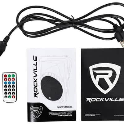 Rockville RPG15BT 15" Active 1000w DJ PA Speaker w Bluetooth+Stand+Headset+Cable image 7