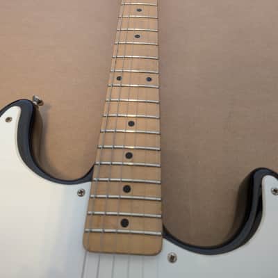 2004 Squier by Fender 51 Strat/Tele Hybrid Electric Guitar - Black Maple Neck image 5