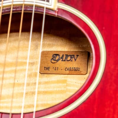 Daion The Year Series '81 Caribou - Wine Red (WR) - Electric Acoustic Six String image 6