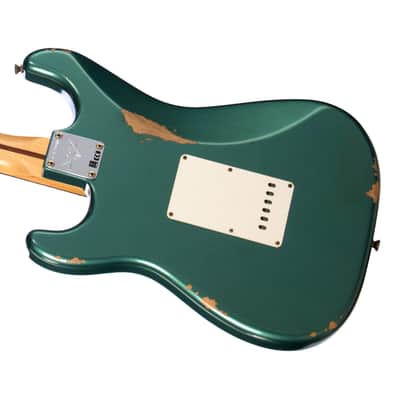 Fender Custom Shop MVP Nashville Stratocaster Relic - Sherwood Green Metallic - Dealer Select Master Vintage Player Series Electric Guitar image 4