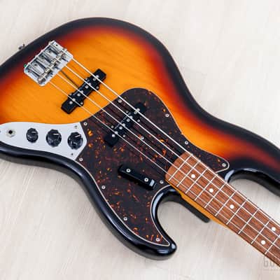 2005 Fender ‘62 Jazz Bass DiMarzio Collection JB62-110DMC Sunburst Lacquer, Japan CIJ image 9
