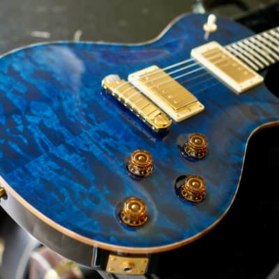 PRS 20th Anniversary Artist Top SingleCut Custom 22 Quilted Blue Brazilian Board 2007 image 19