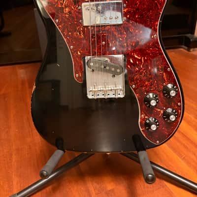 Fender FSR American Vintage '72 Telecaster Custom Black image 1