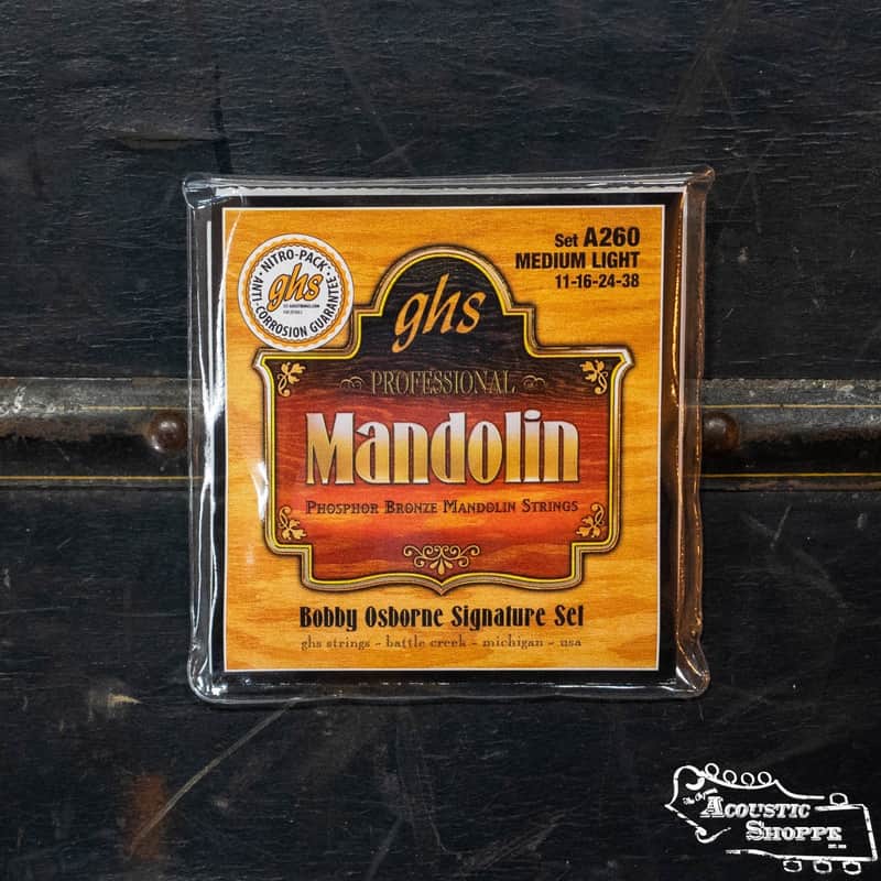 GHS A260 Bobby Osborne Signature Loop End Mandolin Strings - Medium/Light image 1