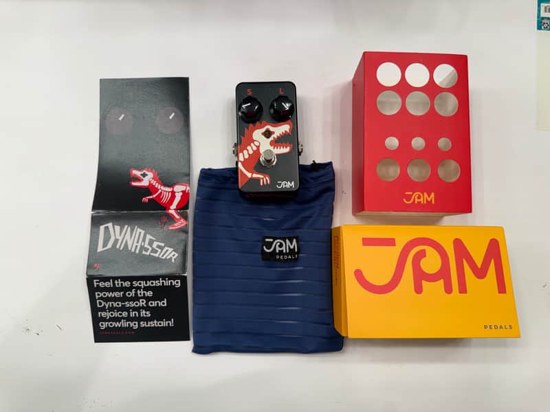 JAM Pedals Dyna-ssoR Bass Comp Compressor Hand Painted Guitar Effect Pedal image 1
