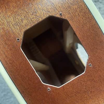 Luna 40 Inch Acoustic Guitar, Carved Oasis Top Body, Mahogany Neck, Rosewood Fingerboard image 9
