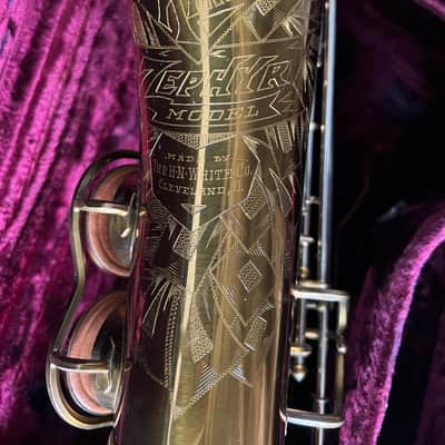 King Zephyr Alto Saxophone 1936-37 - Gold image 6