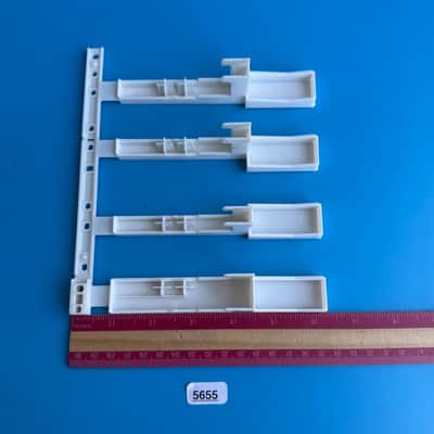 CASIO LK-100 LK-110 Lighting Keyboard Part: White Keys [D-F-A-C] High Octave Set image 5