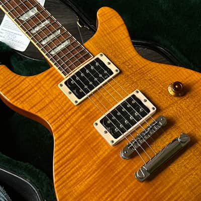 1998 Gibson Les Paul Standard DC Doublecut Trans Amber image 5