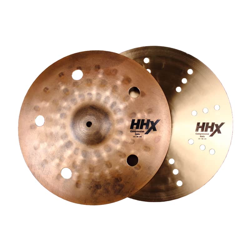 Sabian 14" HHX Compression Hi-Hat Cymbals (Pair) image 1