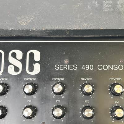 Vintage QSC PA Series 490 Console 5 Channel w/ Reverb image 2