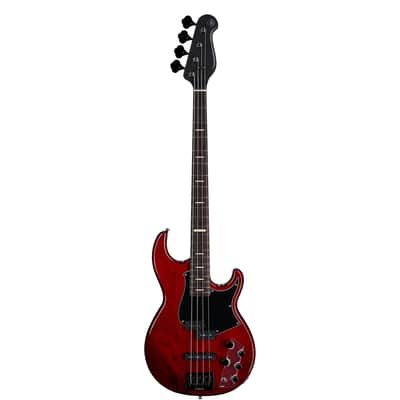 Yamaha BB734A Electric Bass Guitar (with Gig Bag) Fired Red image 2