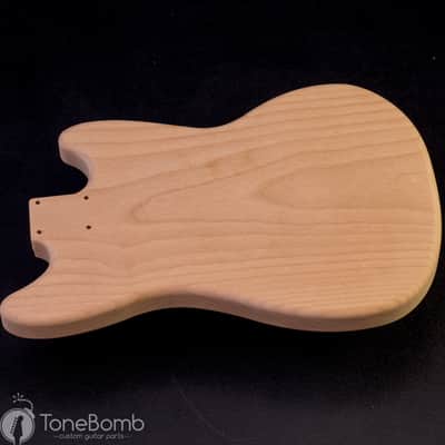 Alder Lefty Duo Sonic II / Mustang Vintage Spec 1 Piece 1205 Left Hand Unfinished Offset Guitar Body image 6
