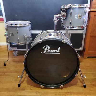 Pearl Export Series Drumset Portable Kit Grey Drumkit Excellent Conditions image 5