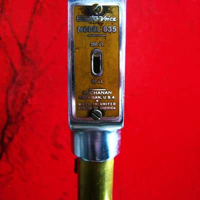 Vintage RARE 1940's Electro-Voice 635 / 630 Omnidirectional Dynamic Microphone Dual Z w accessories image 6