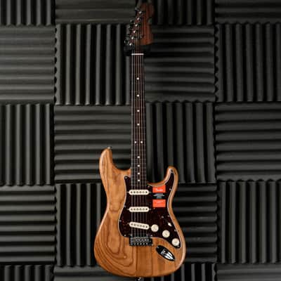 Fender Limited Edition American Professional Stratocaster with Solid Rosewood Neck 2020 - Roasted Ash image 2