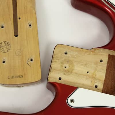 Fender Jazz Bass Candy Apple Red 70s Neck / MIJ Body image 11