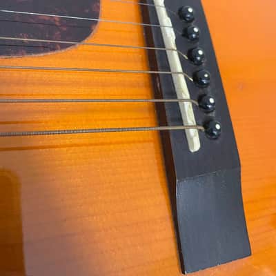 Epiphone EL-00 2012 - Vintage Sunburst with hard case and Dean Markley piezo image 20