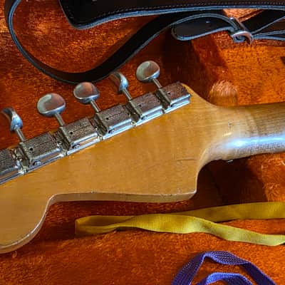 Fender Stratocaster 1963 OWNED BY MIKE PENDER OF THE SEARCHERS Love Potion Number 9! Vintage 60s American Strat Artist USA Pre-CBS Guitar image 15