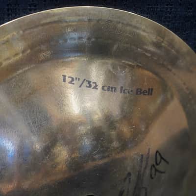 Sabian 12" Ice Bell AUTOGRAPHED by Terry Bozzio image 3