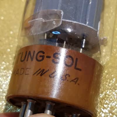 Tung-Sol ONE (1) 5881 tNOS AT1000 TESTED Vacuum Tube Brown Base 6L6WGB rugged 6L6 Beam Power Tetrode 1954-1963 image 5