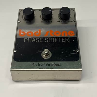 Vintage Original Phaser Electro Harmonix Bad Stone Analog Phase Shifter 1975-1981 - Black / Silver image 2