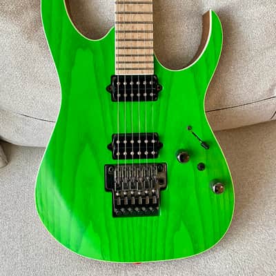 Ibanez RGR5220M-TFG Prestige 2019 - 2020 - Transparent Fluorescent Green image 1