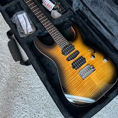 Charvel MJ Dinky DK24 HSH 2PT W MAH FM 2025 Antique Burst image 14