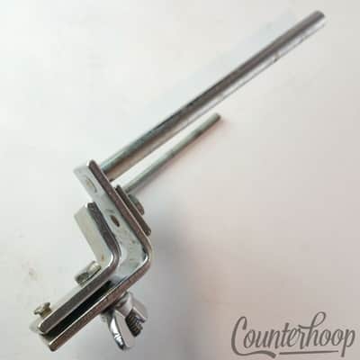 *Danmar Clamp-On Bass Drum Cowbell Mount Holder Rod Chrome Hardware Made In USA* image 3