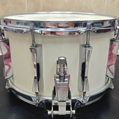 ⚡ Vintage Sonor Phonic Plus D518X 14"X8" Beech Snare Drum- White⚡ imagen 7