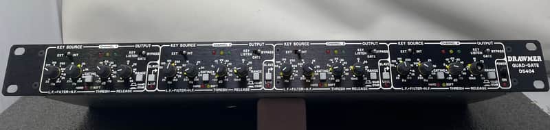 Drawmer DS404 Quad Gate 1993 - Present - Black image 1
