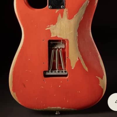 Fender Stratocaster Body 1962 - Fiesta Red refin image 13