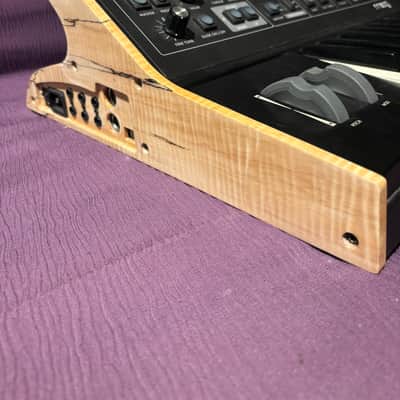 Moog Sub Phatty & Little Phatty or Stage2 replacement side panels."Aqua Timber Chestnut"MasterGrade and 3A. Polyester gloss finish. image 3