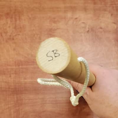 Grover TT-1 Gong/Tam Tam Mallet, Early 2000s Blue yarn w/wood shaft image 6