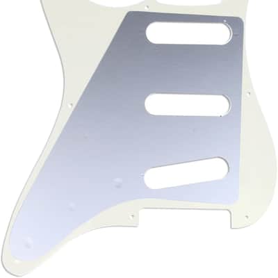 8-Hole Guitar Strat Pickguard for  Vintage Style Stratocaster, 3Ply Parchment image 2