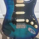 Fender Player Plus Top HSS Stratocaster - Blue Burst Flame Maple Top - Hardshell Case - Mint Condition
