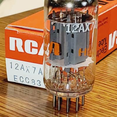 12AX7A/ECC83 "RCA" Ei/Telefunken Smooth Plate MaxiPreamp2/TV-7 tested (1) tube lot image 1