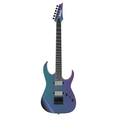 Used Ibanez RG5121RET RG Prestige Electric Guitar w/Case - Polar Lights Flat image 2