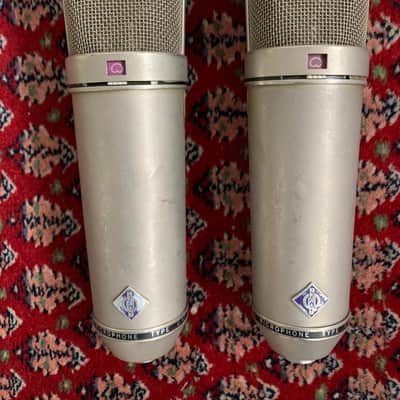 Neumann U87 Consecutive Pair  Ex Britannia Row/ Pink Floyd image 2