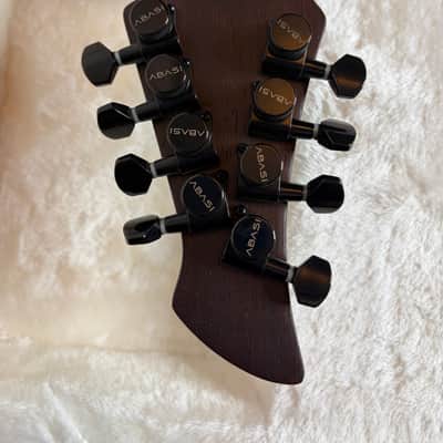 Abasi Concepts Larada Legion 8 2020 - Satin Black/Burl w/ OHSC image 6
