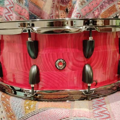 SSS Solid Shell Shop Custom Snare Drum 2026 - Red image 15