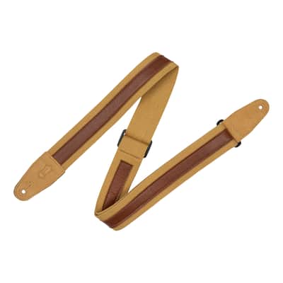 Levy's MC2CG 2-inch Cotton Combo Guitar Strap – Tan image 1