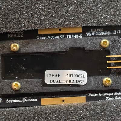 Seymour Duncan Duality Bridge Humbucker 2010s - Reverse Zebra 11106-74-RZ Pickup image 5