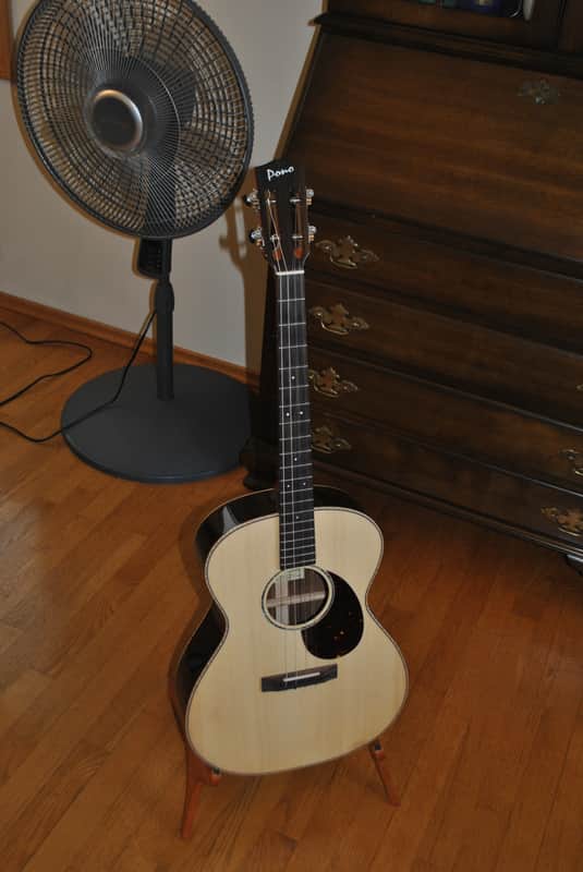 Pono  Bn30d nui baritone ukulele/tenor guitar w/hsc image 1