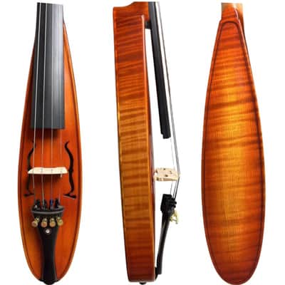 Craft baroque style hand made violin 4/4,flamed maple back,sweet sound image 1