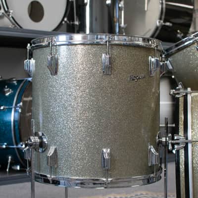 1960 Rogers "Swingtime" Sparkling Silver Pearl Drum Kit image 3