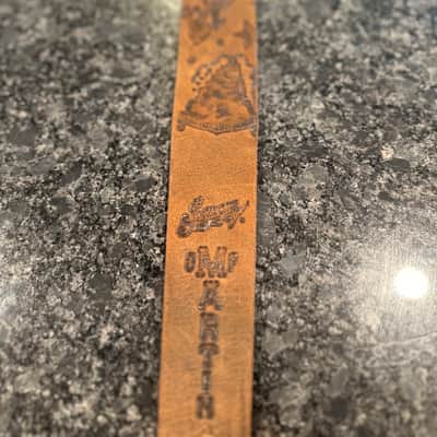 Martin Sailor Jerry "Homeward" 2.25" Leather Strap 2020s - Brown image 1
