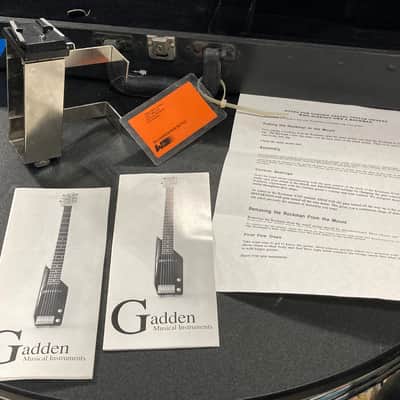 Gadden Brad Whitford's Aerosmith Travel Guitar, Tim Collins!  (#54)  1980s Black image 20